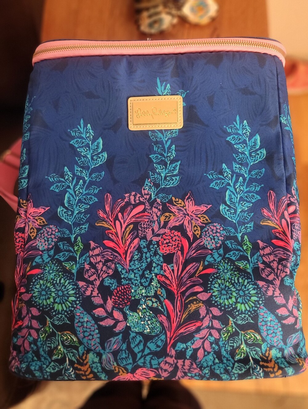 Lilly Pulitzer Insulated Wine Carrier Cooler Bag